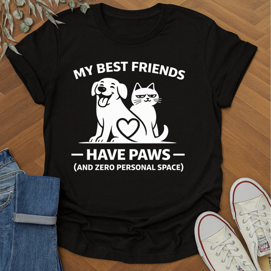 My Best Friends Have Paws Zero Personal Space Shirt