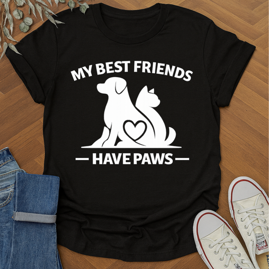My Best Friends Have Paws Cute Pet Lovers Apparel